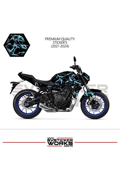 ARONA ملصق تغليف MT-07 2021-2024 طراز Lightning Motor Fairing Model Ready Kit...