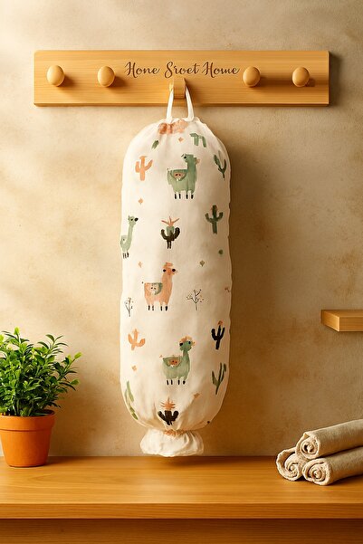 Ferzin Desenli Poşetlik Mutkat Poşet Organizer