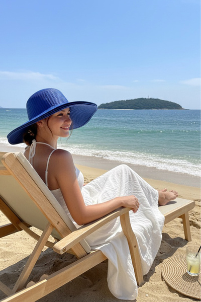 Marina Широка солом'яна капелюх Saks 14232