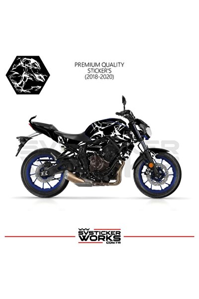 ARONA ملصق تغليف MT-07 2018-2020 طراز Lightning Motor Fairing Model Ready Kit...