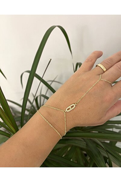 nunu takı حجر شاهمران بيضاوي الشكل بلون ذهبي