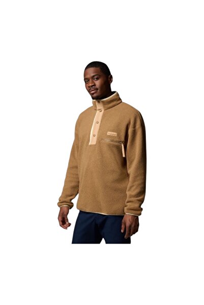 Columbia Helvetia Ii Half Snap Men's Brown Outdoor Fleece