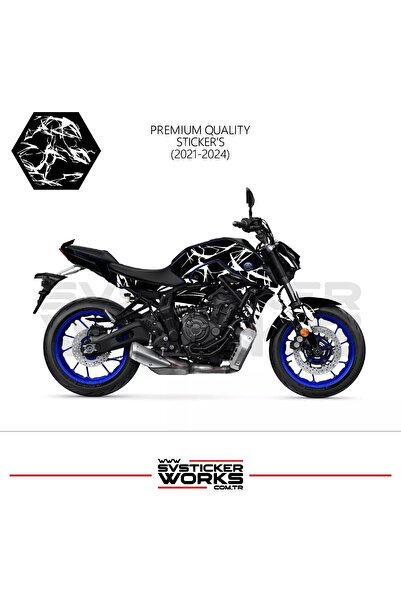 ARONA ملصق تغليف MT-07 2021-2024 طراز Lightning Motor Fairing Model Ready Kit...