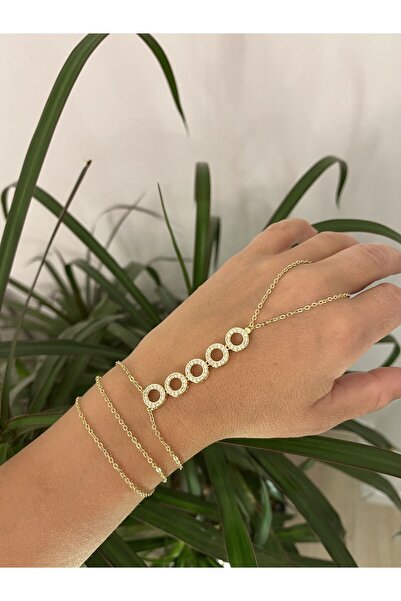 nunu takı دائرة شاهميران ذات اللون الذهبي مع الحجر