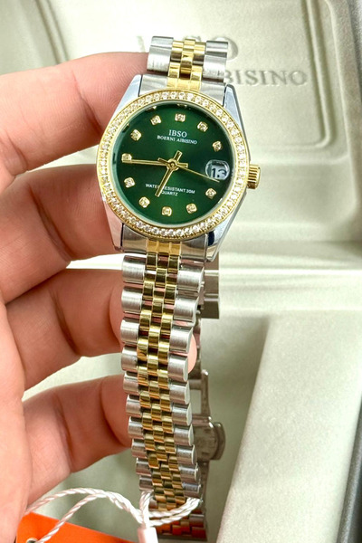 İBSO Women's Wristwatch Does Not Lose Color Steel Strap Original Gift Boxed and Comes with Bracelet Gift