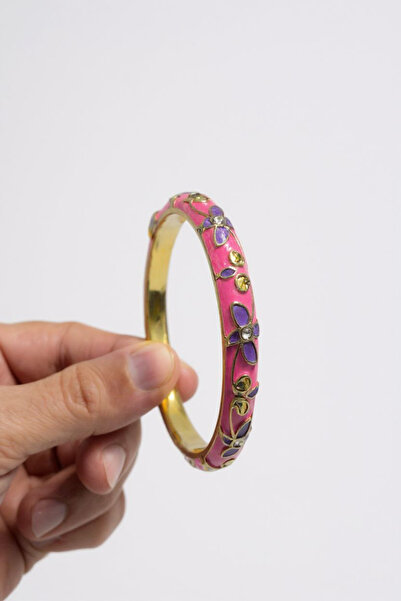 KANİNCHEN سوار هدية منقوش عليه زهور من رينكي ميميلي