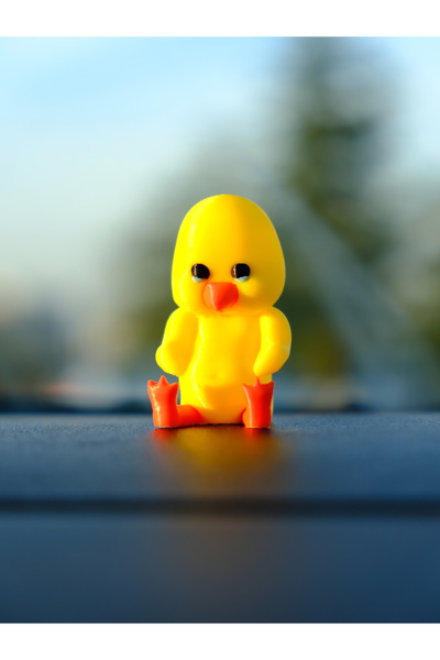 Balkhoon زينة سيارة على شكل كتكوت يبكي، زينة مرآة الرؤية الخلفية، إكسسوار سيا...