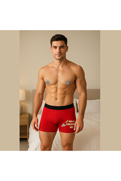 UNIQUE DESIGN Should I Hit Him? Printed Boxer