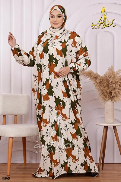 Generies Viscose prayer shawl with attached anti-shrinkage scarf