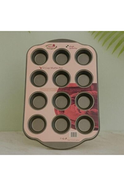 Generic Trust Rectangular Cupcake Pans, 12 Cups, 41cm