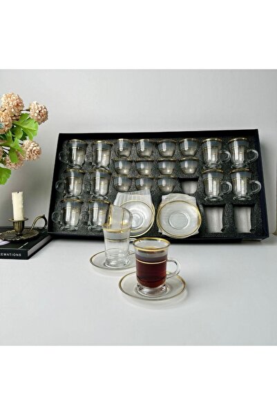 Generic 36-piece cup and saucer set