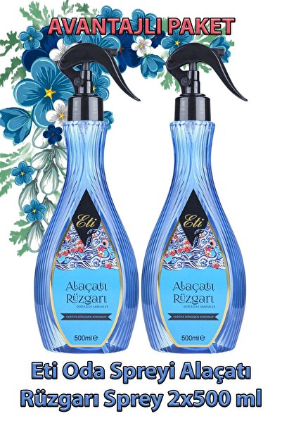 Eti humanlife Oda Spreyi Alaçatı Rüzgarı Sprey 500 ml 2 Adet