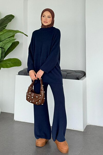 Hazamoda Costum Belgrad Angora bleumarin