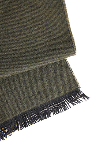 ALTINYILDIZ CLASSICS Ανδρικό ζεστό κασκόλ με απαλή υφή χακί