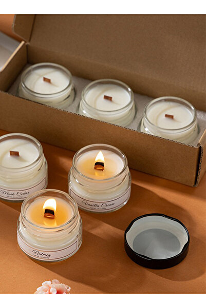 Generic مجموعة هدايا مكونة من 3 قطع من الشموع المعطرة من شمع الصويا، لتخفيف التوتر في المنزل والمنتجع الصحي واليوغا