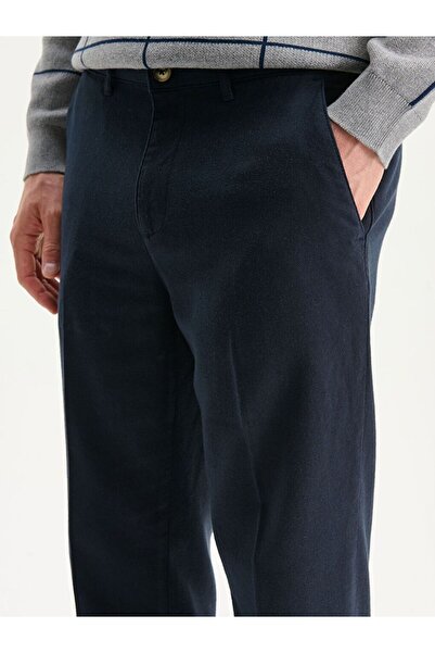 LC Waikiki SOUTHBLUE Standart Kalıp Keten Erkek Pantolon