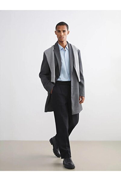 LC Waikiki Standard Fit Men's Cashmere Coat (W5)