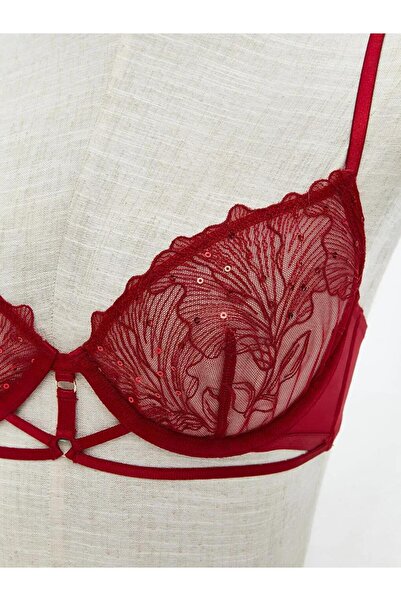 LC Waikiki Balenli Dolgusuz Dantelli Fantezi Tişört Sütyen (W5)