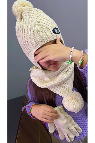 ipeklife Scarf Beanie Gloves Set