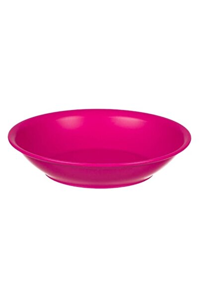 SHOPIENS Farfurie adâncă din plastic, 18 cm, fuchsia, potrivită pentru mașina de spălat vase și cuptorul cu microunde