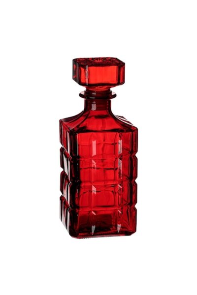 SHOPIENS Decorative Red Liqueur Bottle, 0.95 L - MYONNA