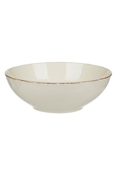 SHOPIENS Ceramic Bowl Nordic Style, Beige, Diameter 23 cm, Height 8 cm, Capacity 1.7 L