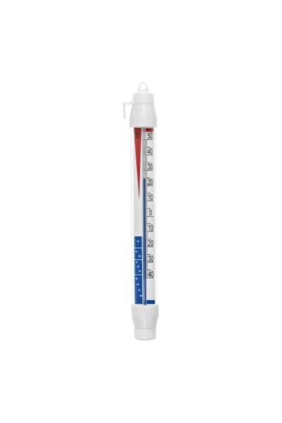 SHOPIENS Fridge Thermometer, Plastic, 20 cm, Red/Blue