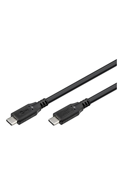 Other Cablu USB-C™ Goobay, USB 3.2, 100 W, 10 Gbit/s, Power Delivery, 1 m, Negru