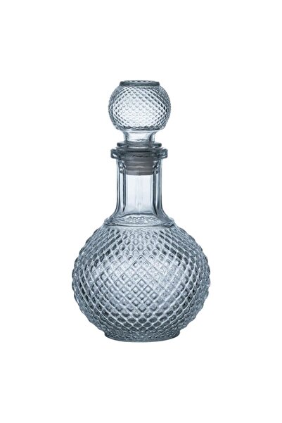 OEM Liqueur Bottle, Round, Diamond Pattern, 500ml, Transparent - MYONNA IT & E-COMMERCE
