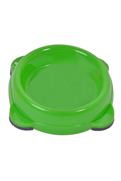 SHOPIENS Plastic Pet Bowl, 120 ml, Green, Diameter 12 cm