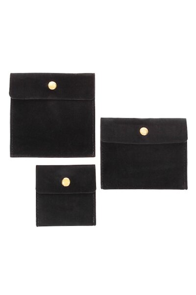 MYONNA IT & E- COMMERCE Θήκες Αποθήκευσης Κοσμημάτων, Σετ 3 τεμαχίων, Μαύρο Β...