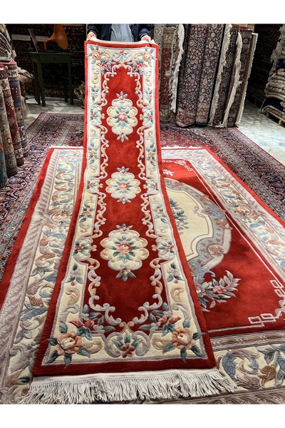 RD RAMAZAN DAĞ EL HALI SANATI El Dokuma Kabartmalı Çin Halısıdır Birinci Sını...