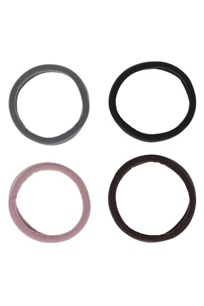 SHOPIENS MYONNA - Set de elastice de păr, Frotte, multicolor, XL, 4 bucăți