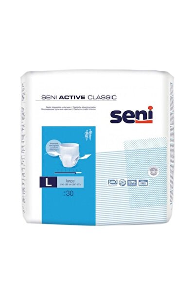 Seni Pack 3 X Active Classic Adult Diapers No.3 - 30 pcs