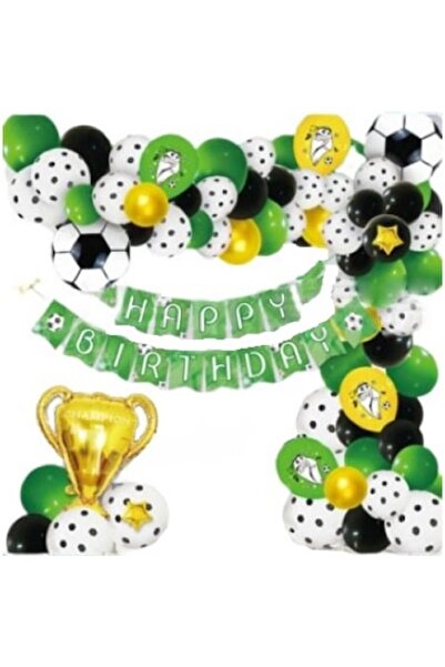 OEM Σετ με 60 μπαλόνια και αξεσουάρ - Μικρός ποδοσφαιριστής, Παγκόσμιο Κύπελλ...