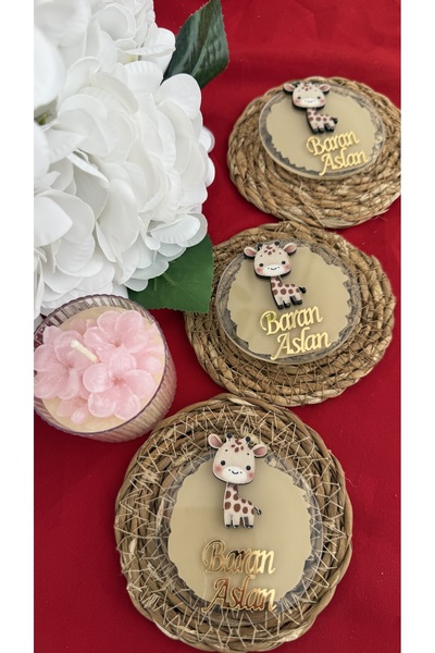 Gökçem hediyelik (20 adet jelatinli ) doğum günü özel gün magnetleri