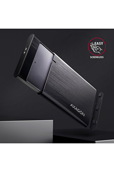 Other AXAGON Screwless aluminum USB 3.2 Gen 1 - SATA 6G external box for 2.5"" SSD/HDD