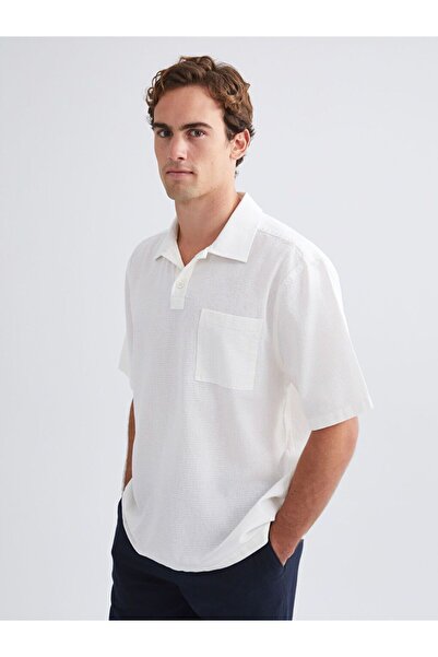 LC Waikiki Lcw Vision Regular Fit Short Sleeve Oxford Men's Shirt