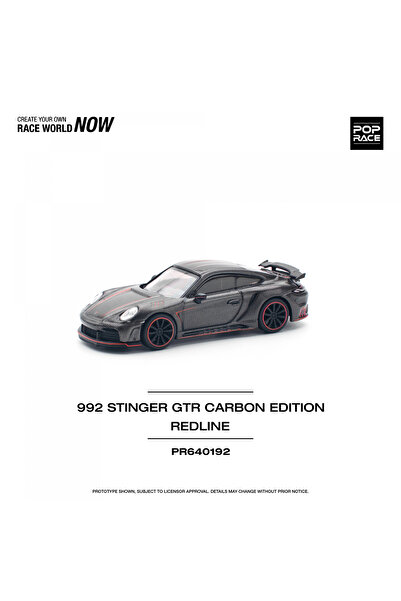 pop race 1 /64 992 Stinger GTR Carbon Edition Redline