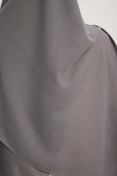 MıssColor A4801 Large Chiffon Scarf 140X140 - Smoked
