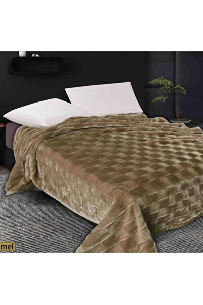 ALBAGSHI Hi Crest Plain Double Blanket (200x240 cm)