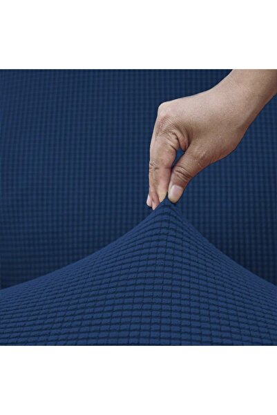 ÖZMAKAN Kare desen sandalye kılıfı,sandalye örtüsü tekli