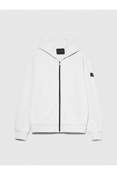 Sisley Чоловічий 100% бавовняний повний розмір з блискавкою, кишенями та капюшоном 324P3FPPS500B-SIS205