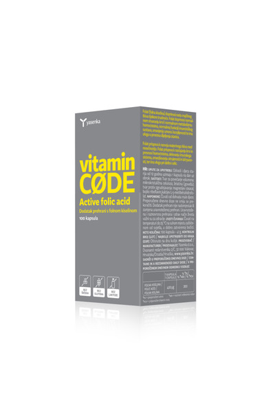 Yasenka فيتامين كود حمض الفوليك النشط (100 كبسولة)