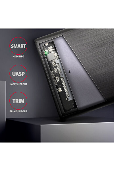 Other AXAGON Screwless aluminum USB 3.2 Gen 1 - SATA 6G external box for 2.5"" SSD/HDD