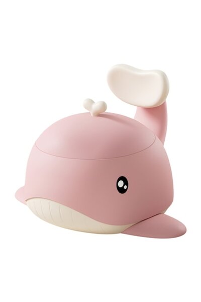 BiXXBi Premium Children's Potty – Whale Design, Pink, Ergonomic Backrest