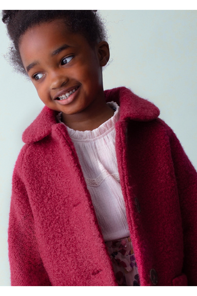 MAYORAL Parka Coat for Ages 4-10 - Red