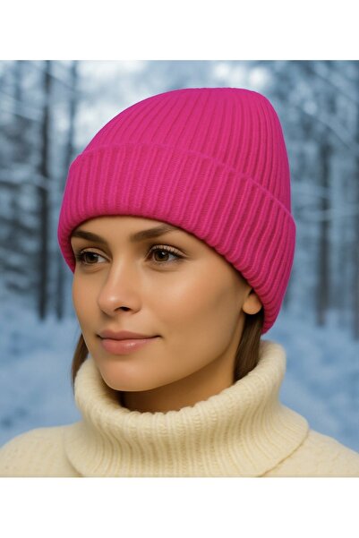 GONCA ŞAPKA Unisex Corded Basic Winter Trend Beanie