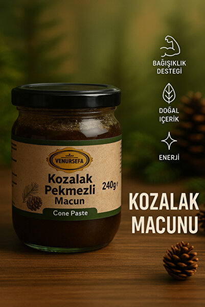 Venur Sefa Sağlığınız İçin Doğal Çam Kozalağı ve Pekmez Karışımlı Bitkisel Macun 240 Gr