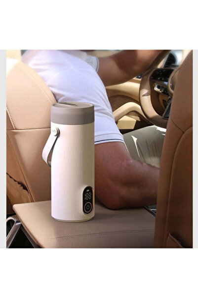 VVU&CCO Portable Rechargeable Electric Kettle 330ML | Travel-Friendly & Adjustable Temperature